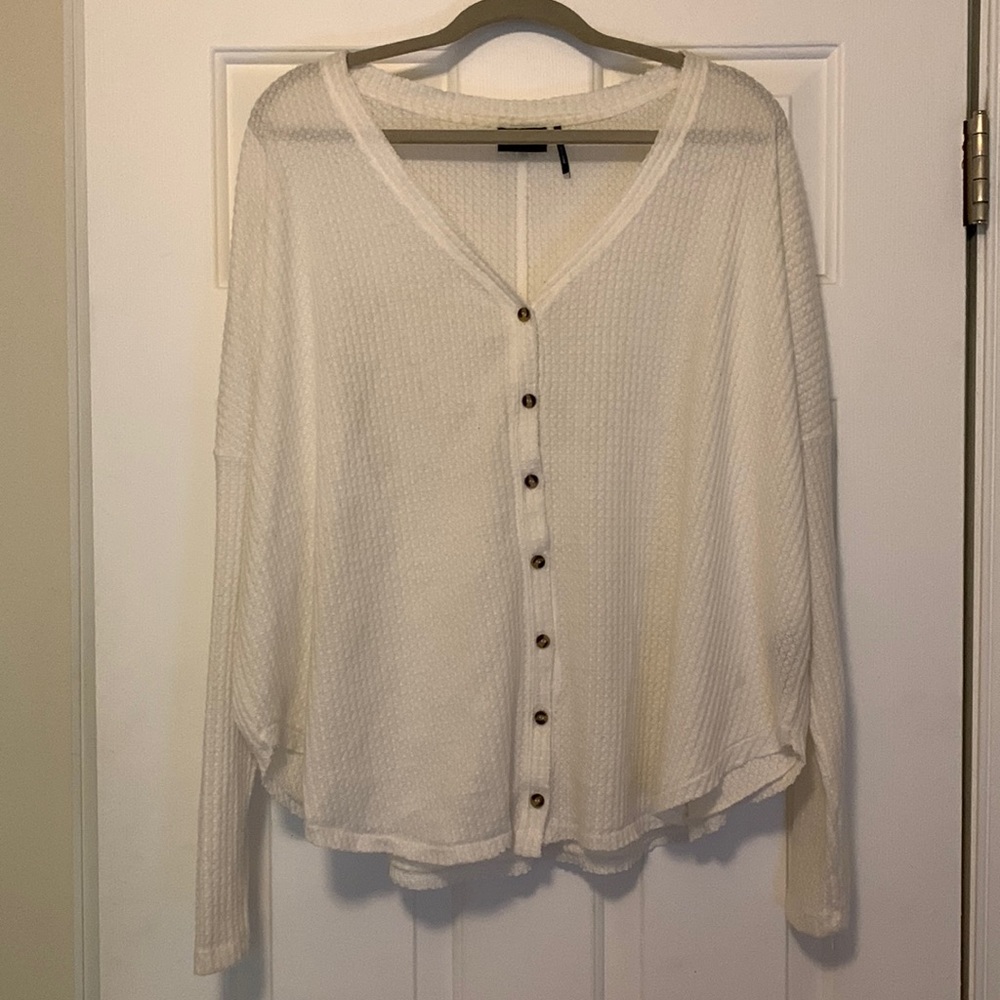 Urban Outfitters Waffle Knit Top